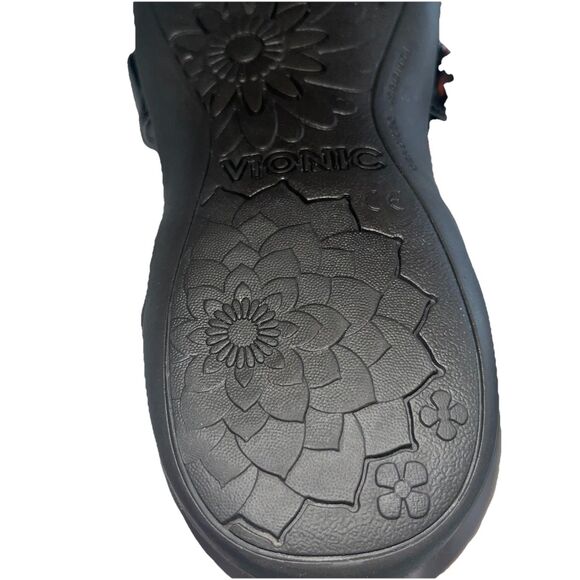 Vionic Brown Amber Tortoise Strappy Sandals Adjustable Orthopedic Woman's Size 8 - Picture 11 of 13